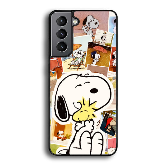 Snoopy Moment Aesthetic Samsung Galaxy S21 Plus Case