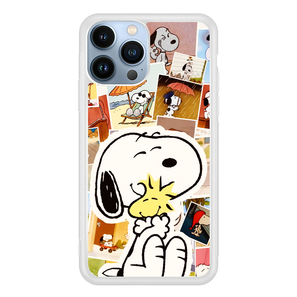 Snoopy Moment Aesthetic iPhone 14 Pro Case