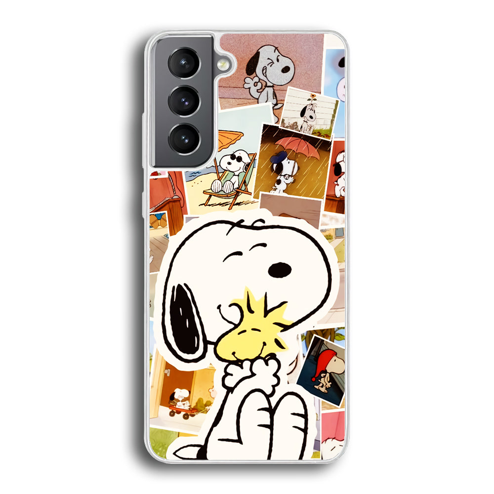 Snoopy Moment Aesthetic Samsung Galaxy S21 Case