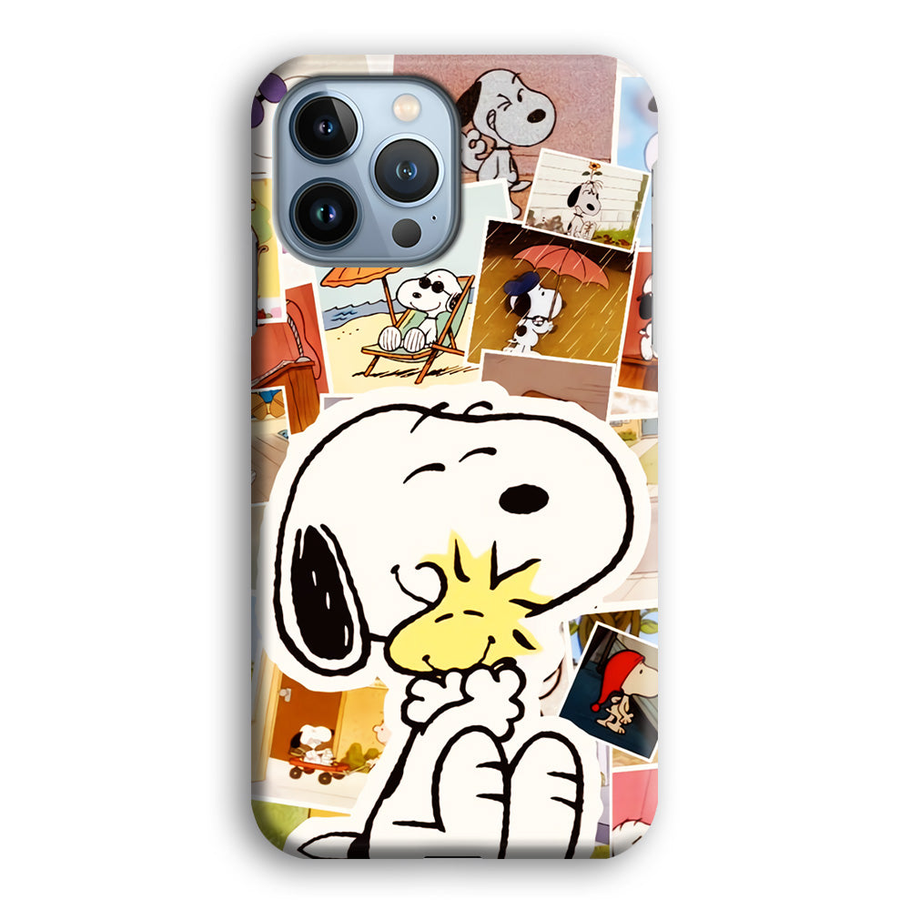 Snoopy Moment Aesthetic iPhone 14 Pro Case