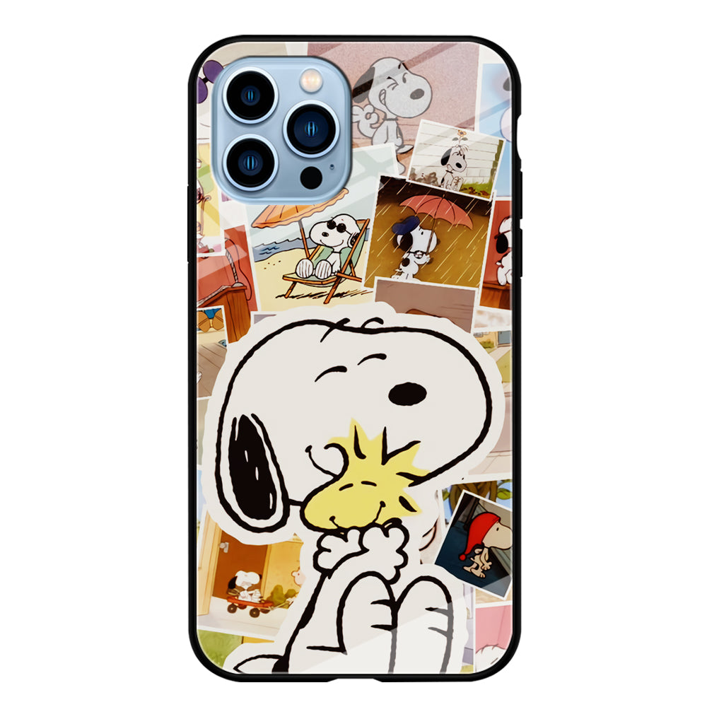 Snoopy Moment Aesthetic iPhone 14 Pro Case