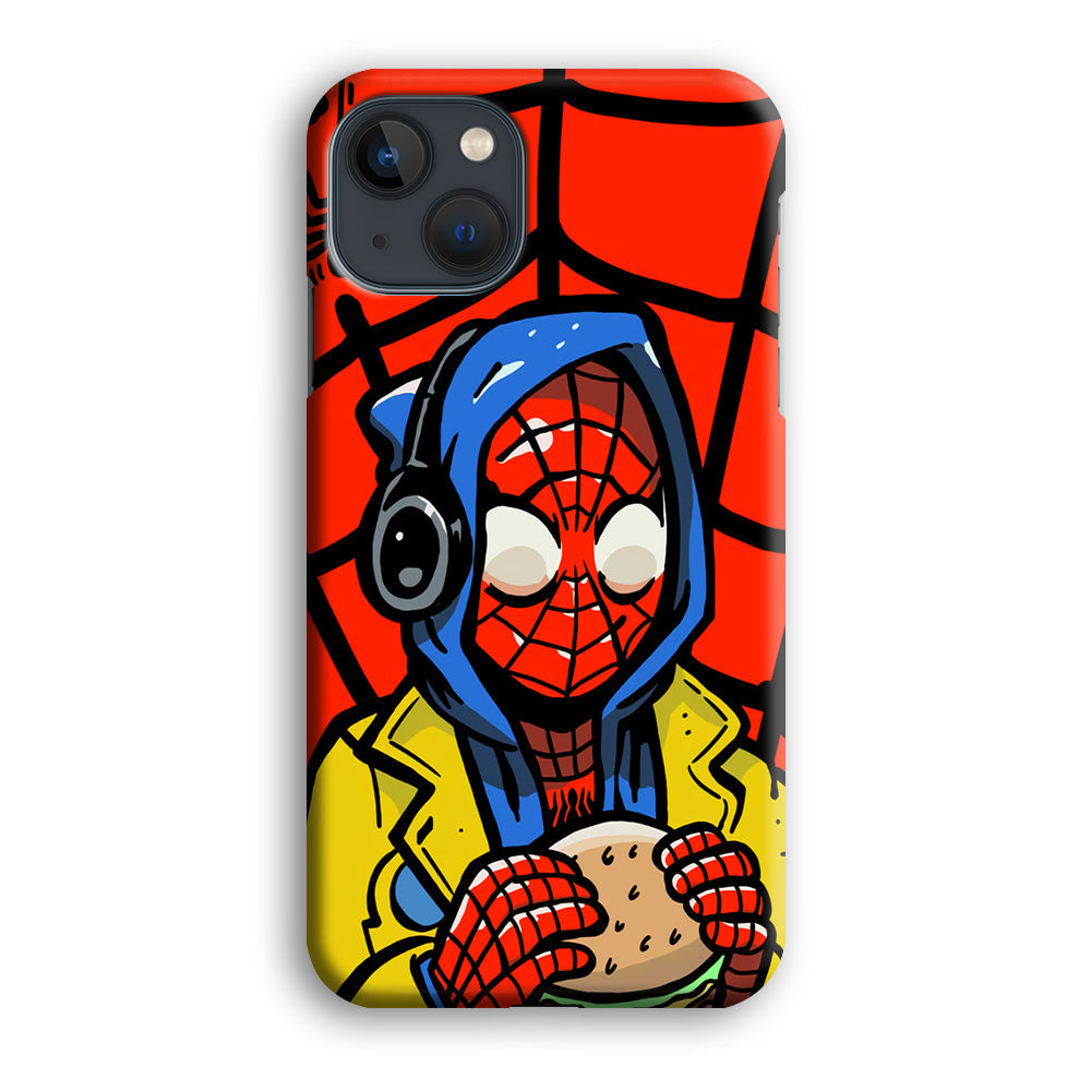 Spiderman Burger Lunch iPhone 15 Plus Case