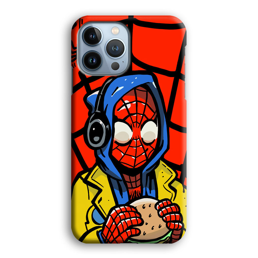 Spiderman Burger Lunch iPhone 15 Pro Case
