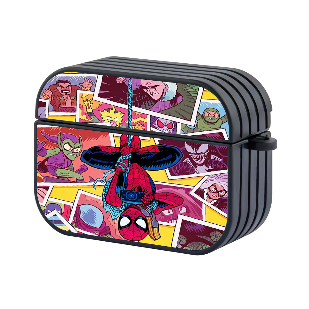 Spiderman Colage Photo Hard Plastic Case Cover For Apple Airpods Pro 2 - Ezzystore