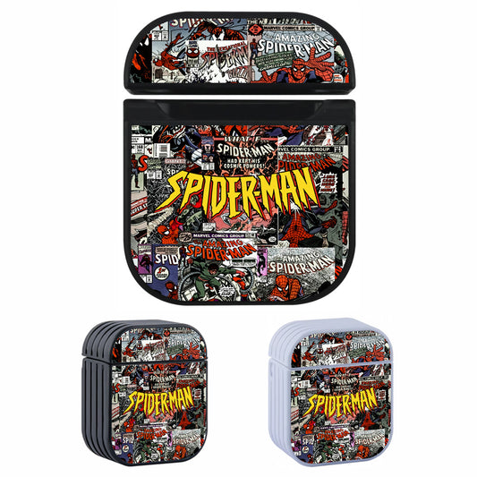 Spiderman Cover Comic Hard Plastic Case Cover For Apple Airpods