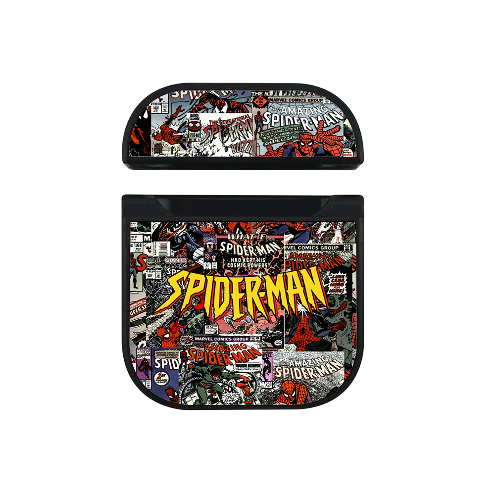 Spiderman Cover Comic Hard Plastic Case Cover For Apple Airpods