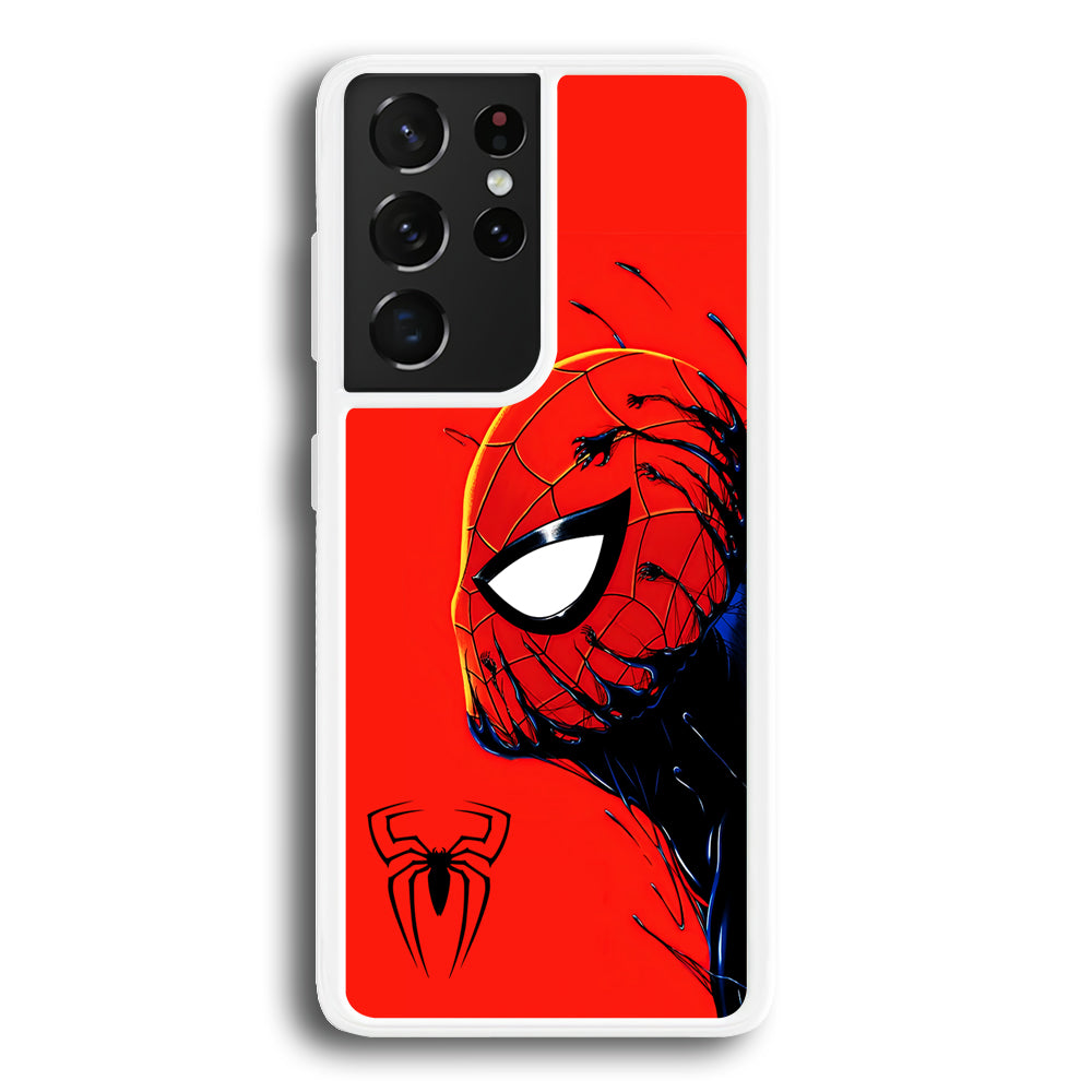 Spiderman Symbiote Mode Fusion Samsung Galaxy S21 Ultra Case