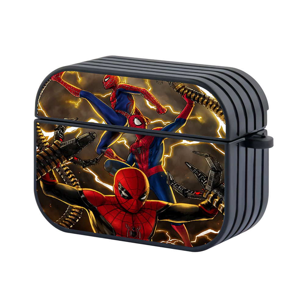 Spiderman VS Octopus Hard Plastic Case Cover For Apple Airpods Pro 2 - Ezzystore
