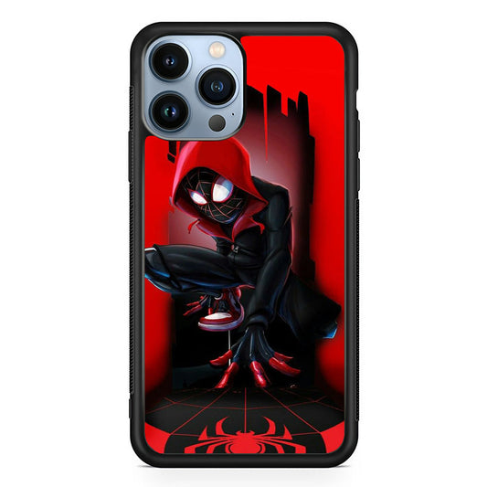 Spiderman Red Cartoon iPhone 15 Pro Case