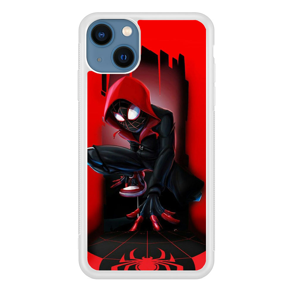 Spiderman Red Cartoon iPhone 14 Plus Case