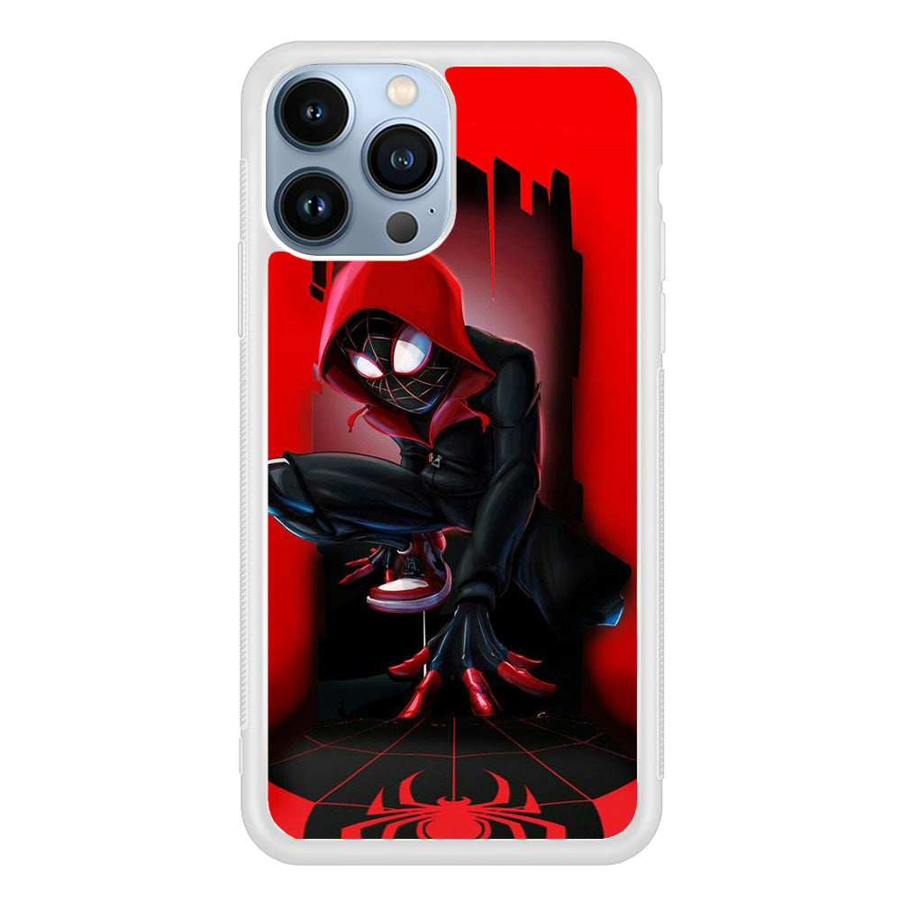 Spiderman Red Cartoon iPhone 14 Pro Case