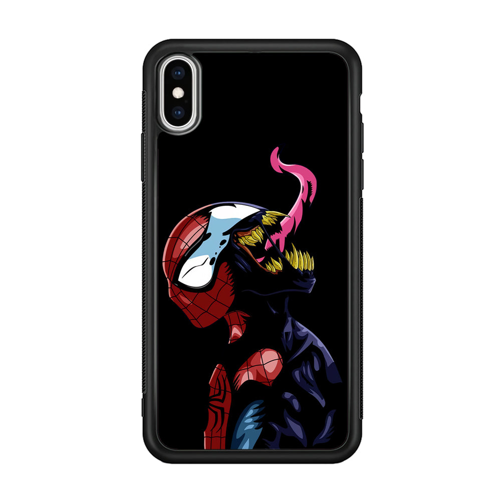 Spiderman x Venom Combination iPhone XS Case