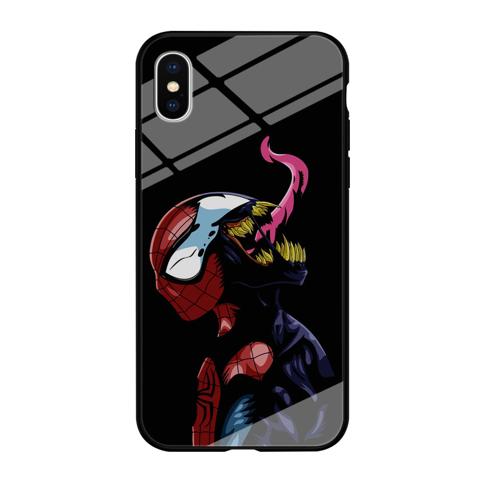 Spiderman x Venom Combination iPhone XS Case