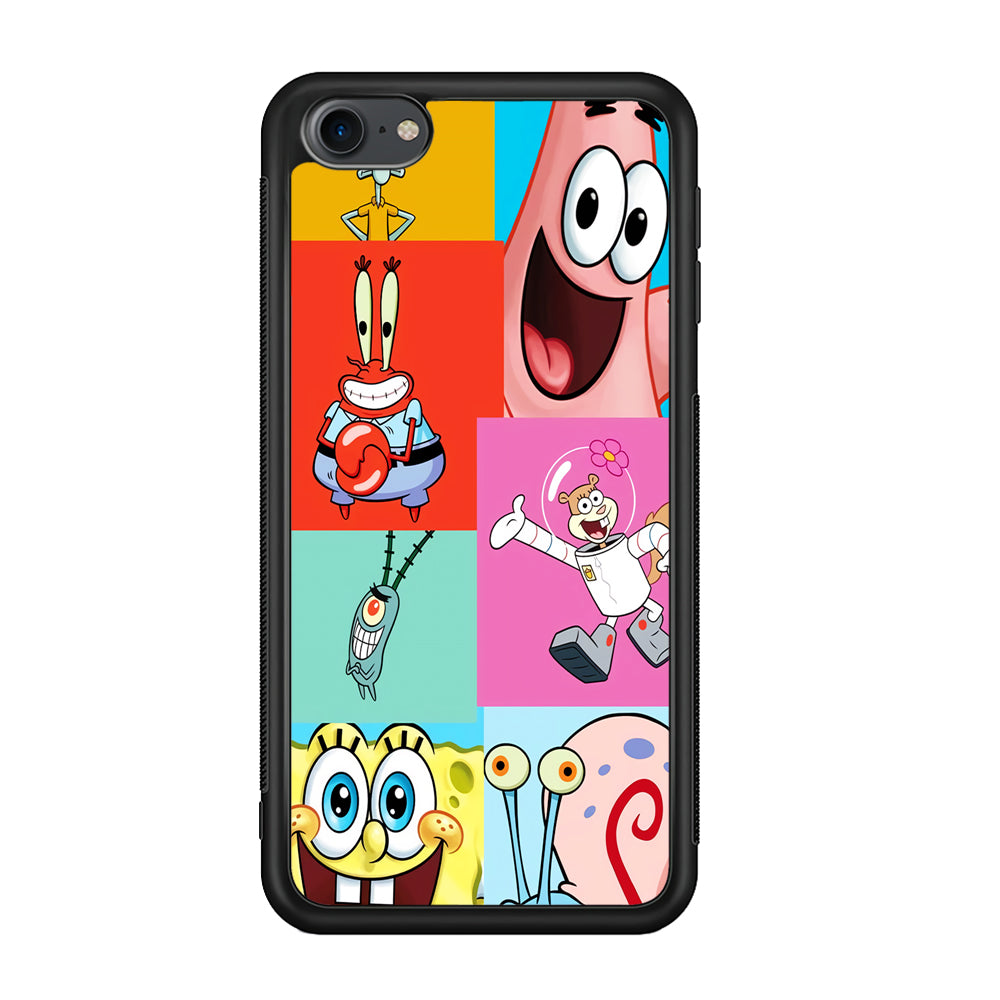 Spongebob Collage Character iPod Touch 6 Case - Ezzystore