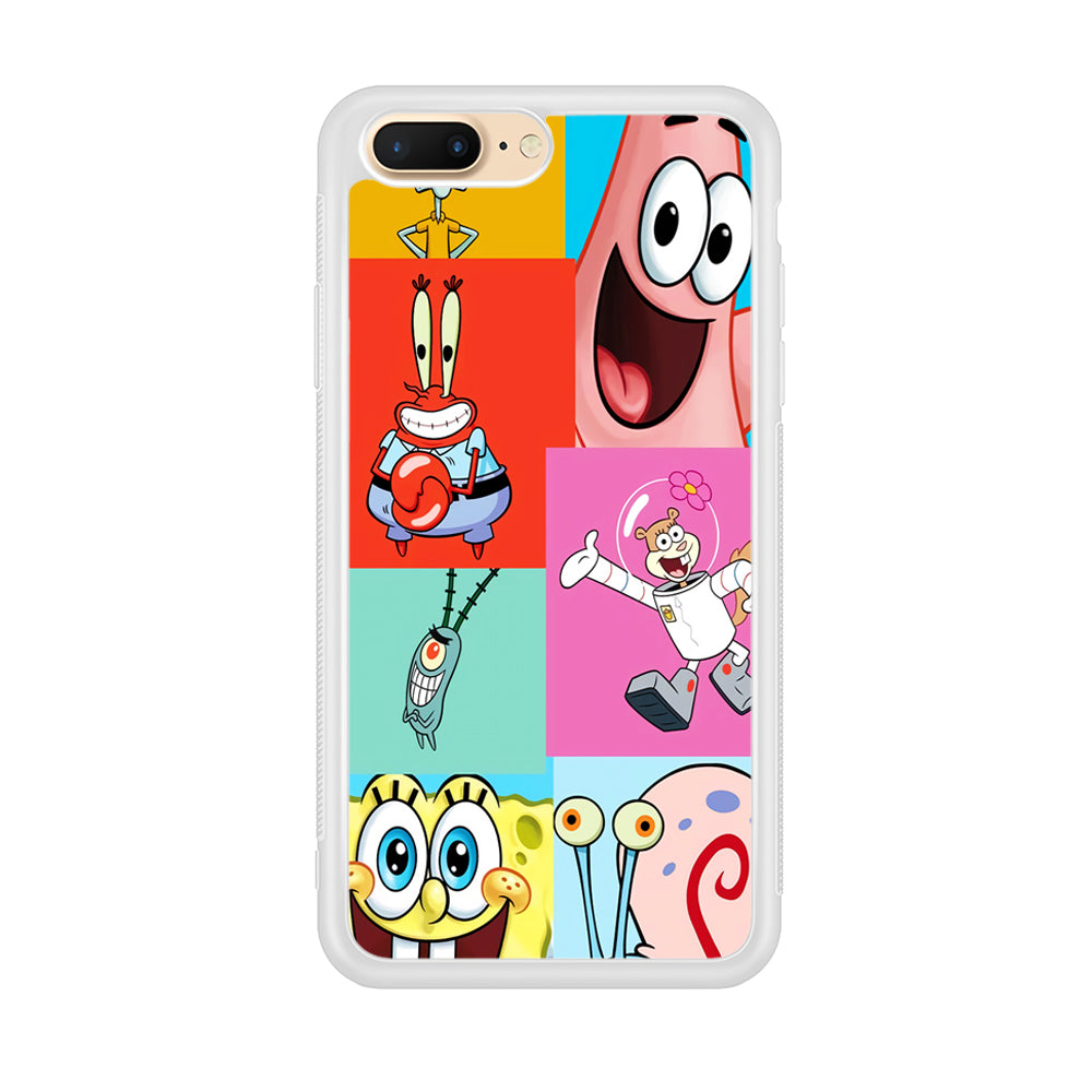 Spongebob Collage Character iPhone 8 Plus Case