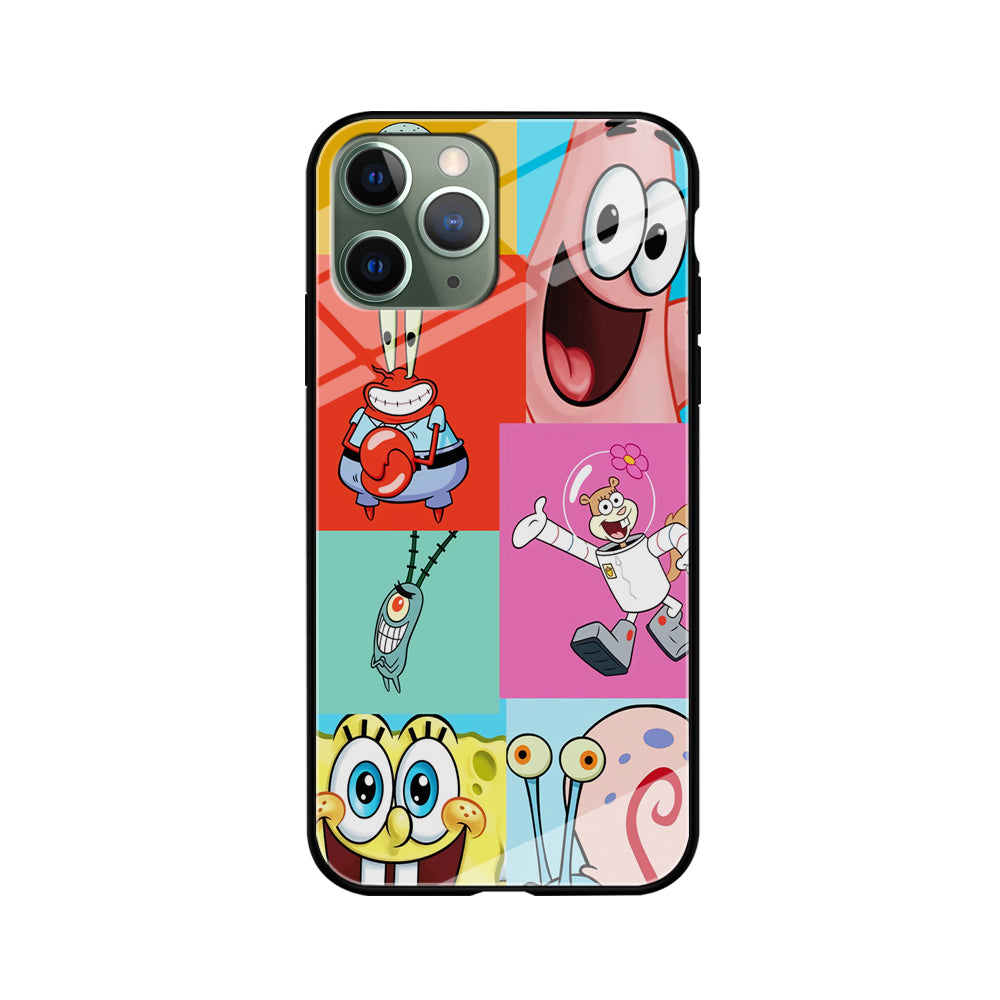 Spongebob Collage Character iPhone 11 Pro Case