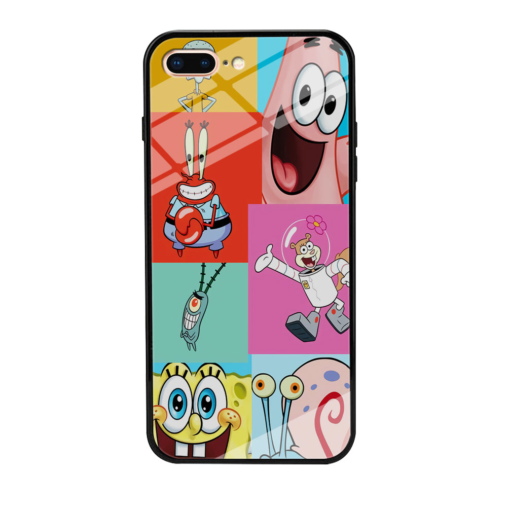 Spongebob Collage Character iPhone 8 Plus Case