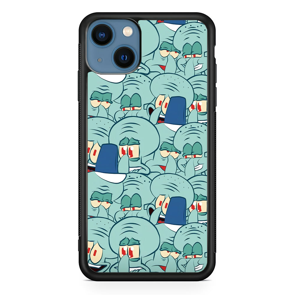 Squidward Expression iPhone 15 Plus Case
