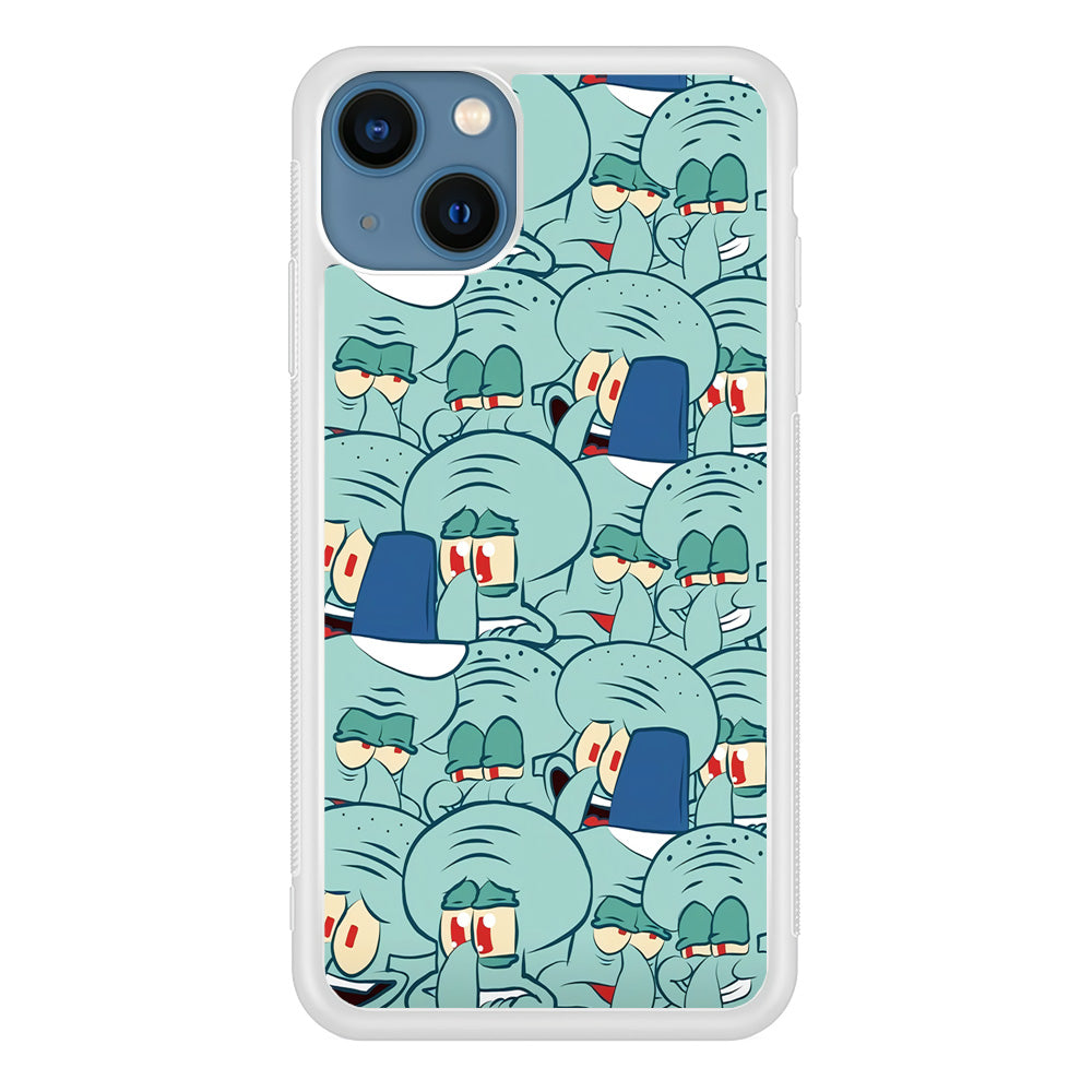 Squidward Expression iPhone 15 Plus Case