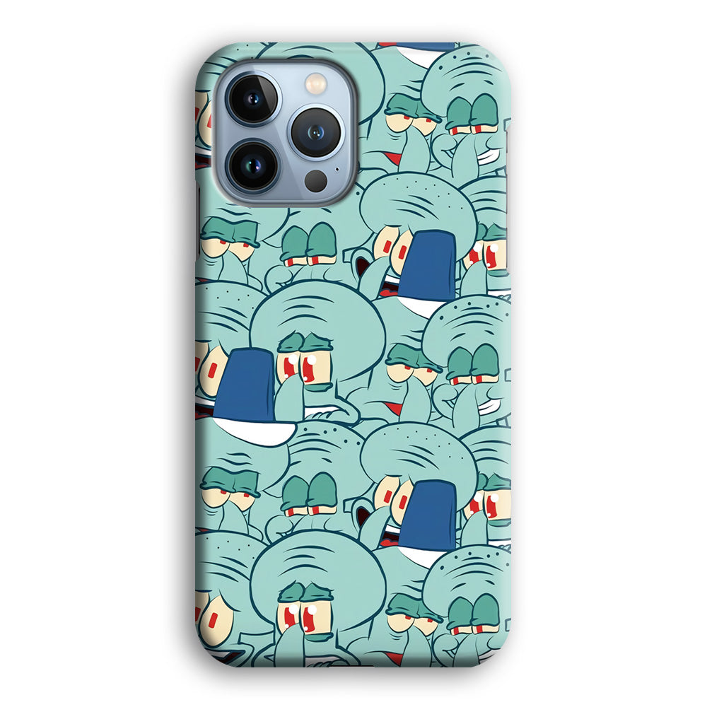 Squidward Expression iPhone 14 Pro Max Case