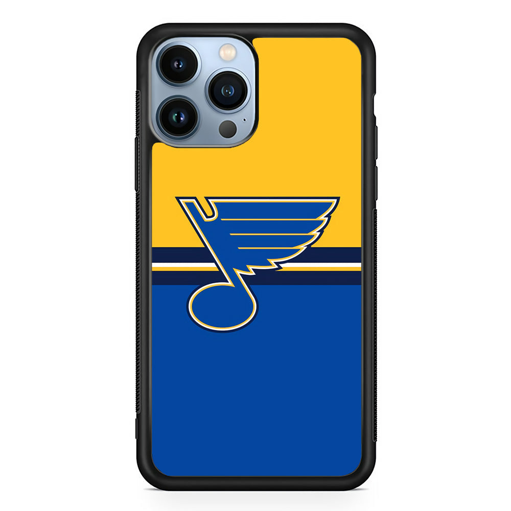 St Louis Blues Pride Emblem iPhone 14 Pro Case