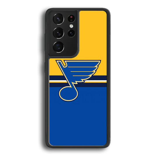 St Louis Blues Pride Emblem Samsung Galaxy S21 Ultra Case