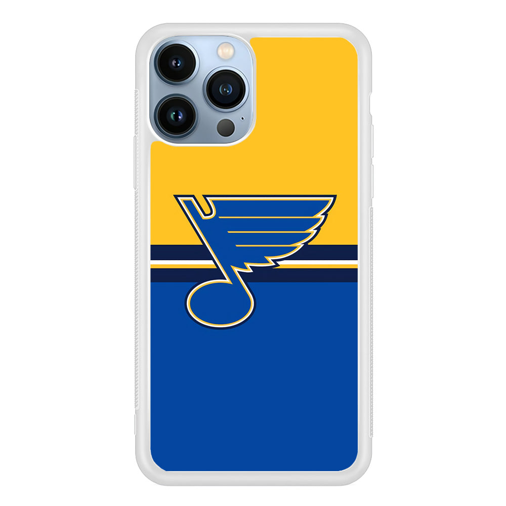 St Louis Blues Pride Emblem iPhone 14 Pro Case