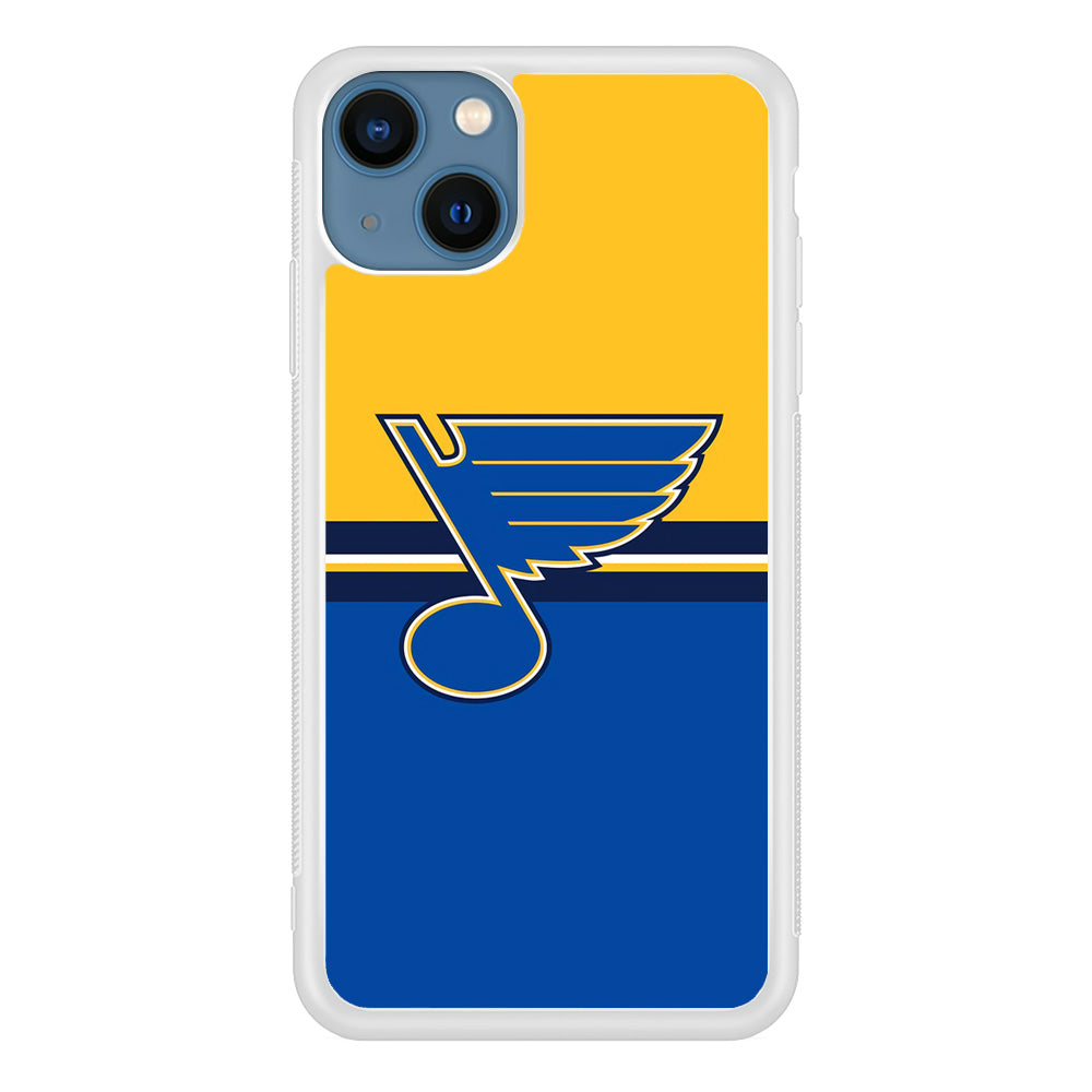 St Louis Blues Pride Emblem iPhone 14 Plus Case