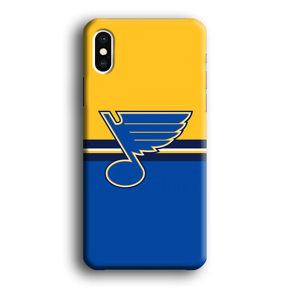 St Louis Blues Pride Emblem iPhone XS Case