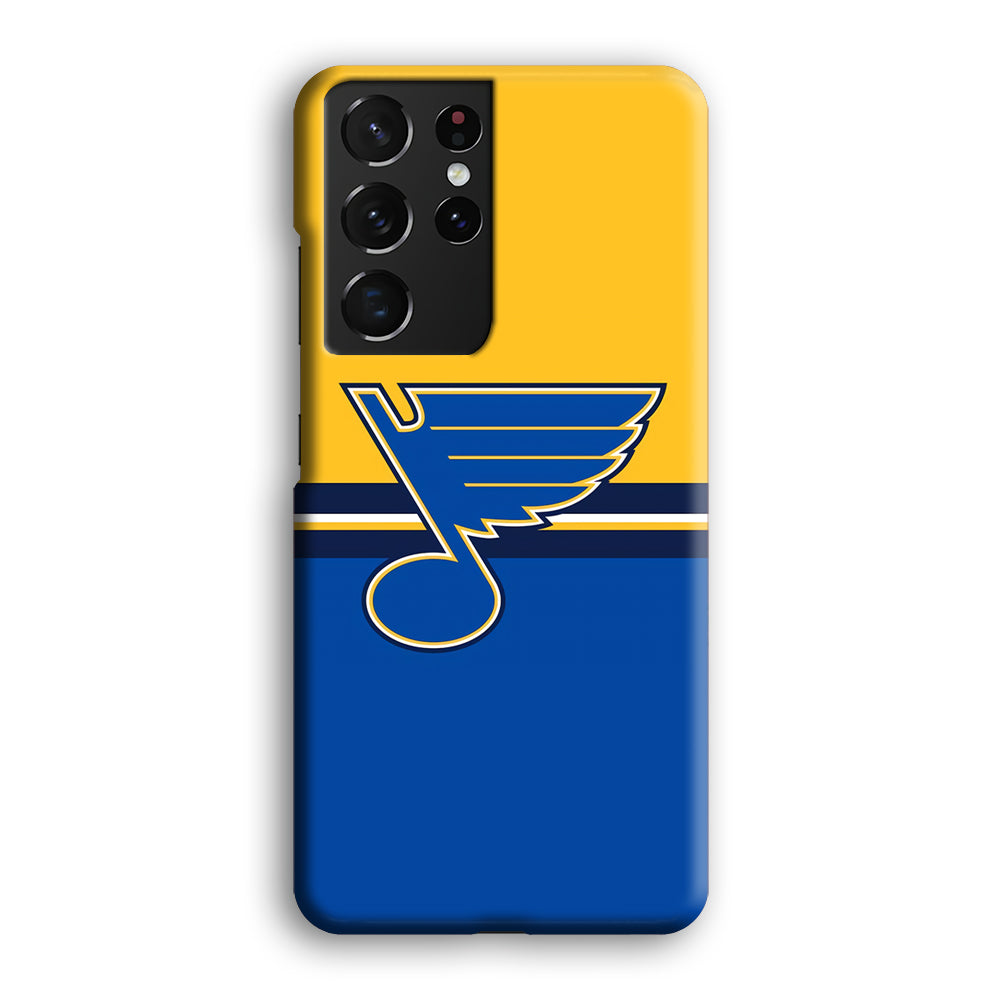 St Louis Blues Pride Emblem Samsung Galaxy S21 Ultra Case