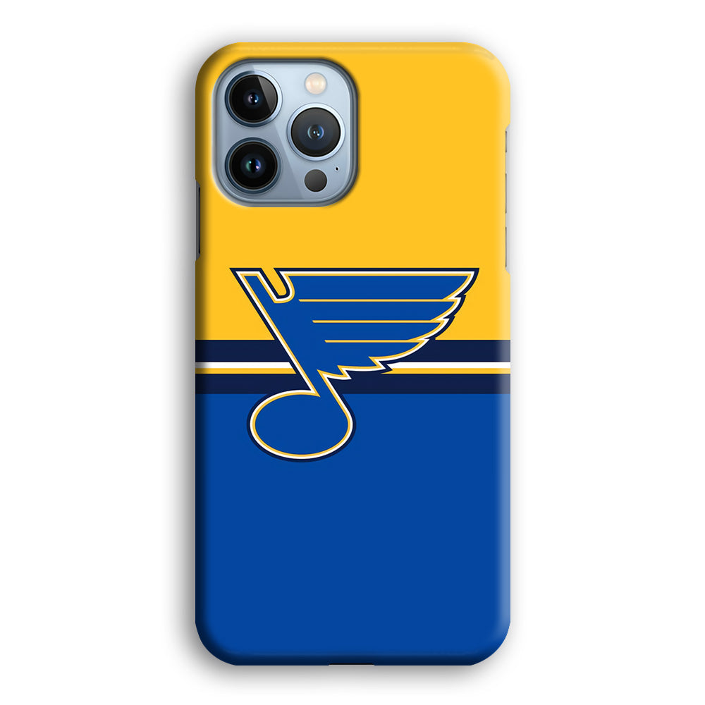 St Louis Blues Pride Emblem iPhone 14 Pro Case