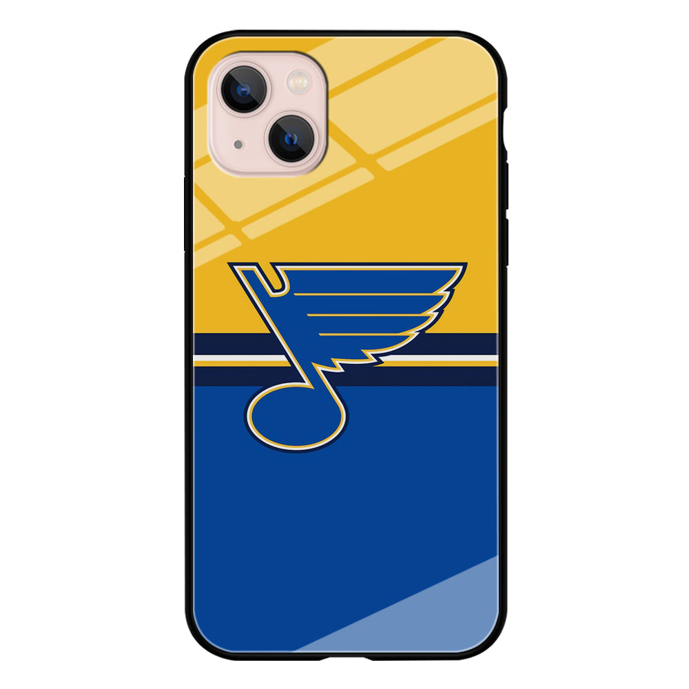 St Louis Blues Pride Emblem iPhone 14 Plus Case