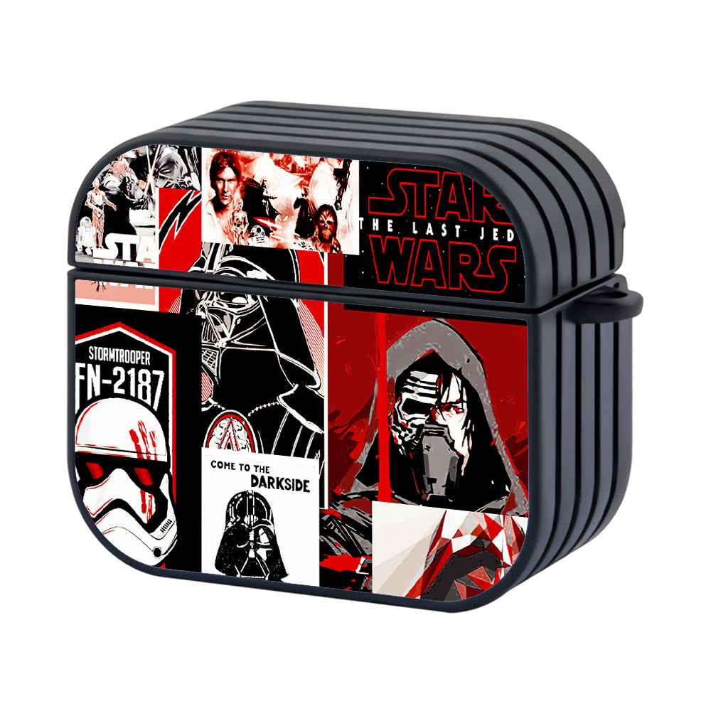 Star Wars Collage Hard Plastic Case Cover For Apple Airpods 3 - Ezzystore