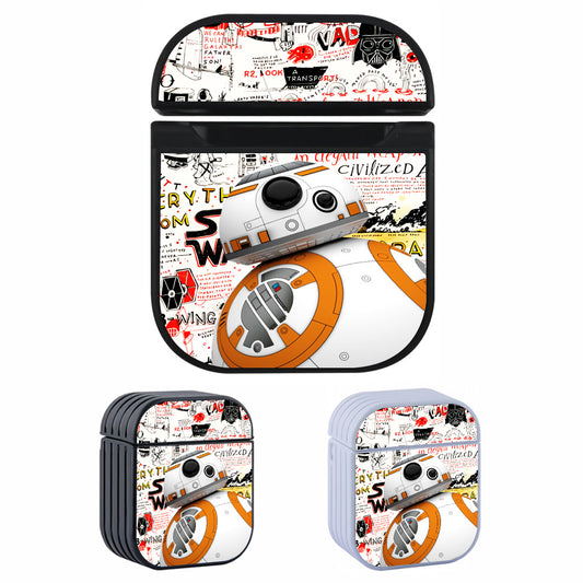 Starwars BB 8 Hard Plastic Case Cover For Apple Airpods