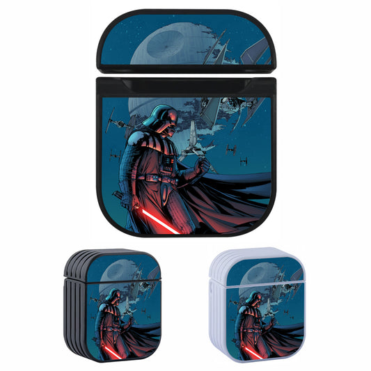 Starwars Darth Vader With Troops Hard Plastic Case Cover For Apple Airpods
