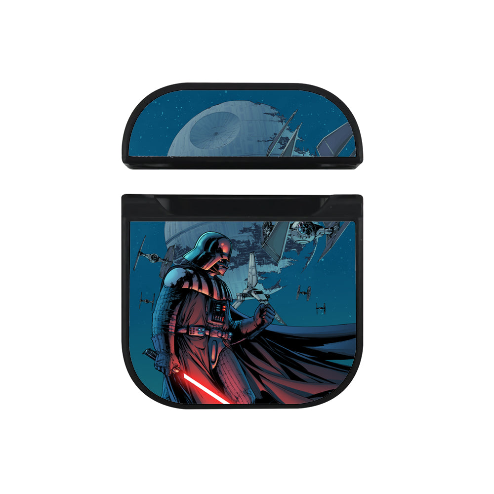 Starwars Darth Vader With Troops Hard Plastic Case Cover For Apple Airpods