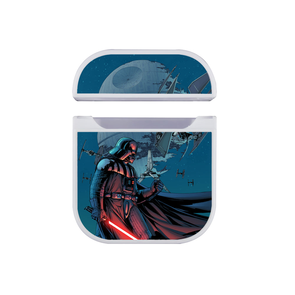 Starwars Darth Vader With Troops Hard Plastic Case Cover For Apple Airpods