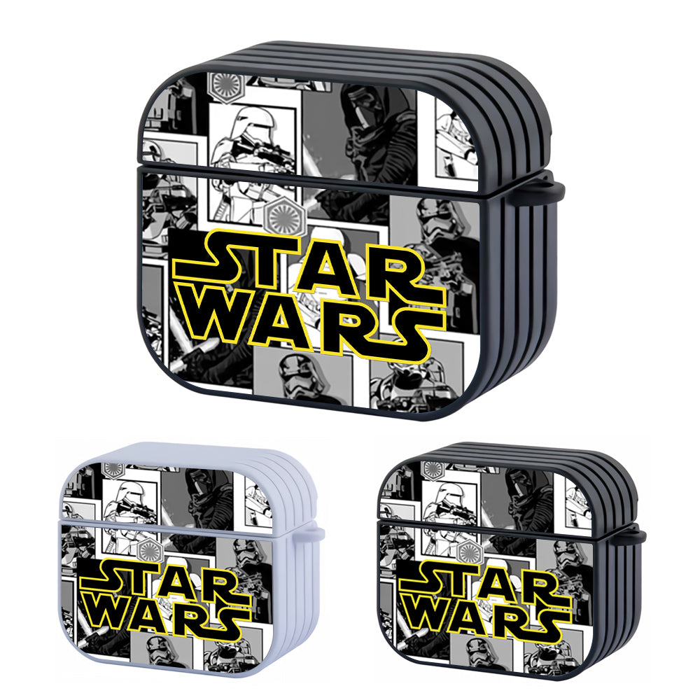 Starwars Stormtrooper Colage Hard Plastic Case Cover For Apple Airpods 3
