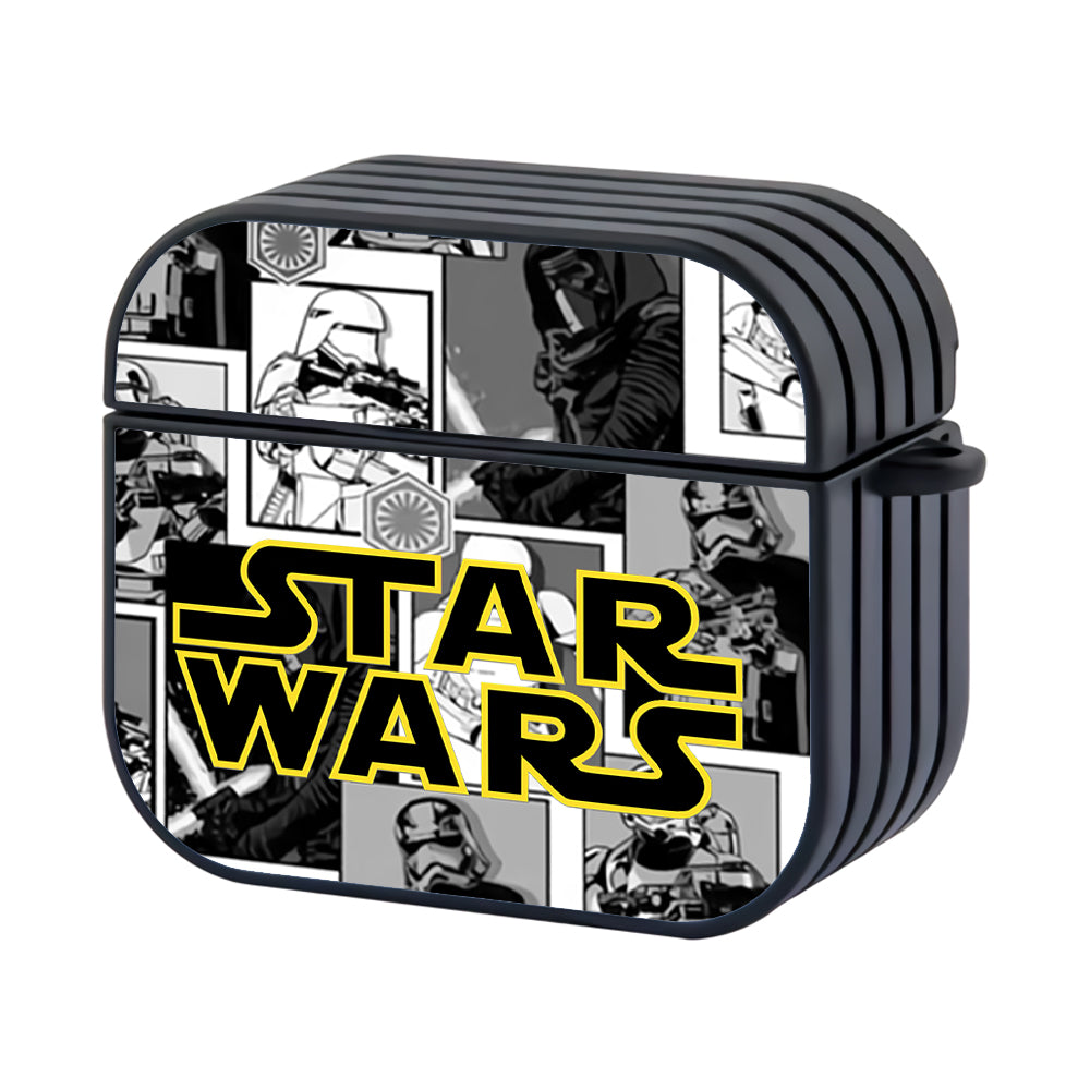 Starwars Stormtrooper Colage Hard Plastic Case Cover For Apple Airpods 3