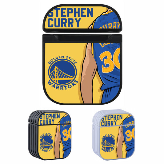 Stephen Curry Golden State Warriors Team Hard Plastic Case Cover For Apple Airpods