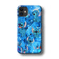 Stitch Aesthetic With Marble Blue iPhone 11 Case