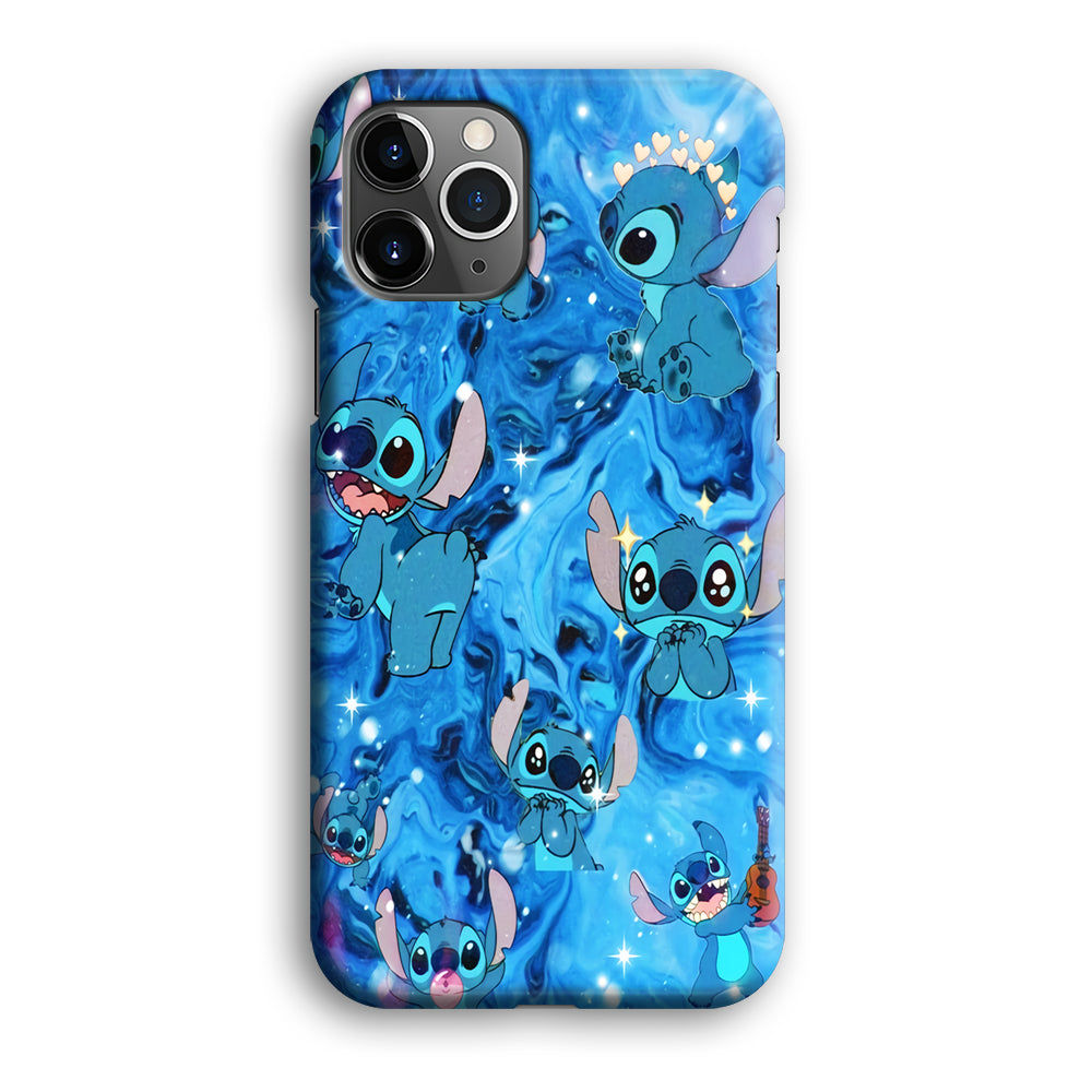 Stitch Aesthetic With Marble Blue iPhone 12 Pro Max Case
