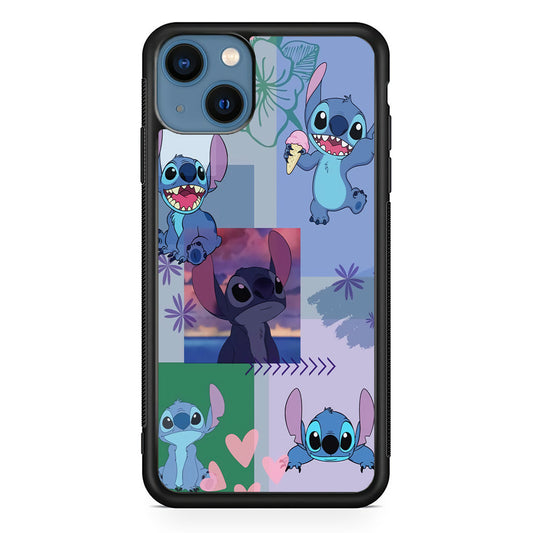 Stitch Collage Aesthetic iPhone 15 Case