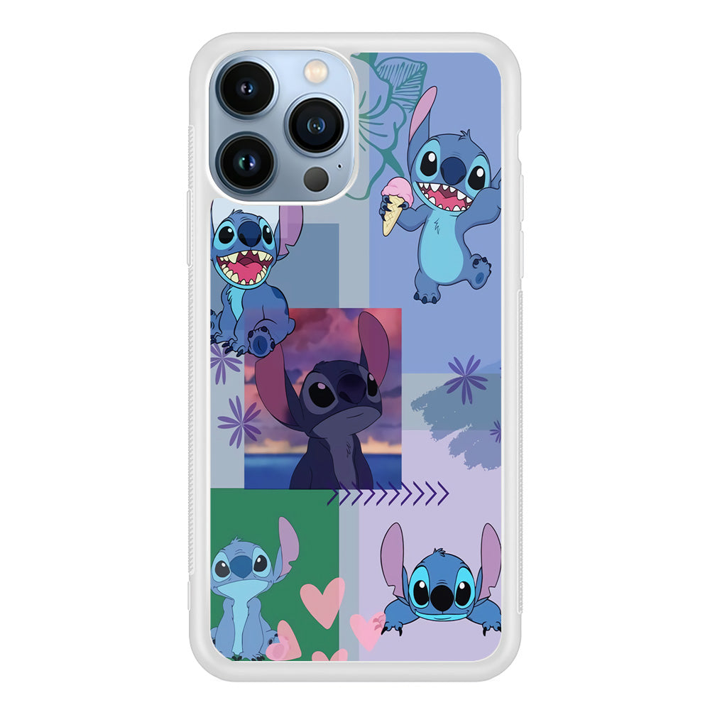 Stitch Collage Aesthetic iPhone 14 Pro Case