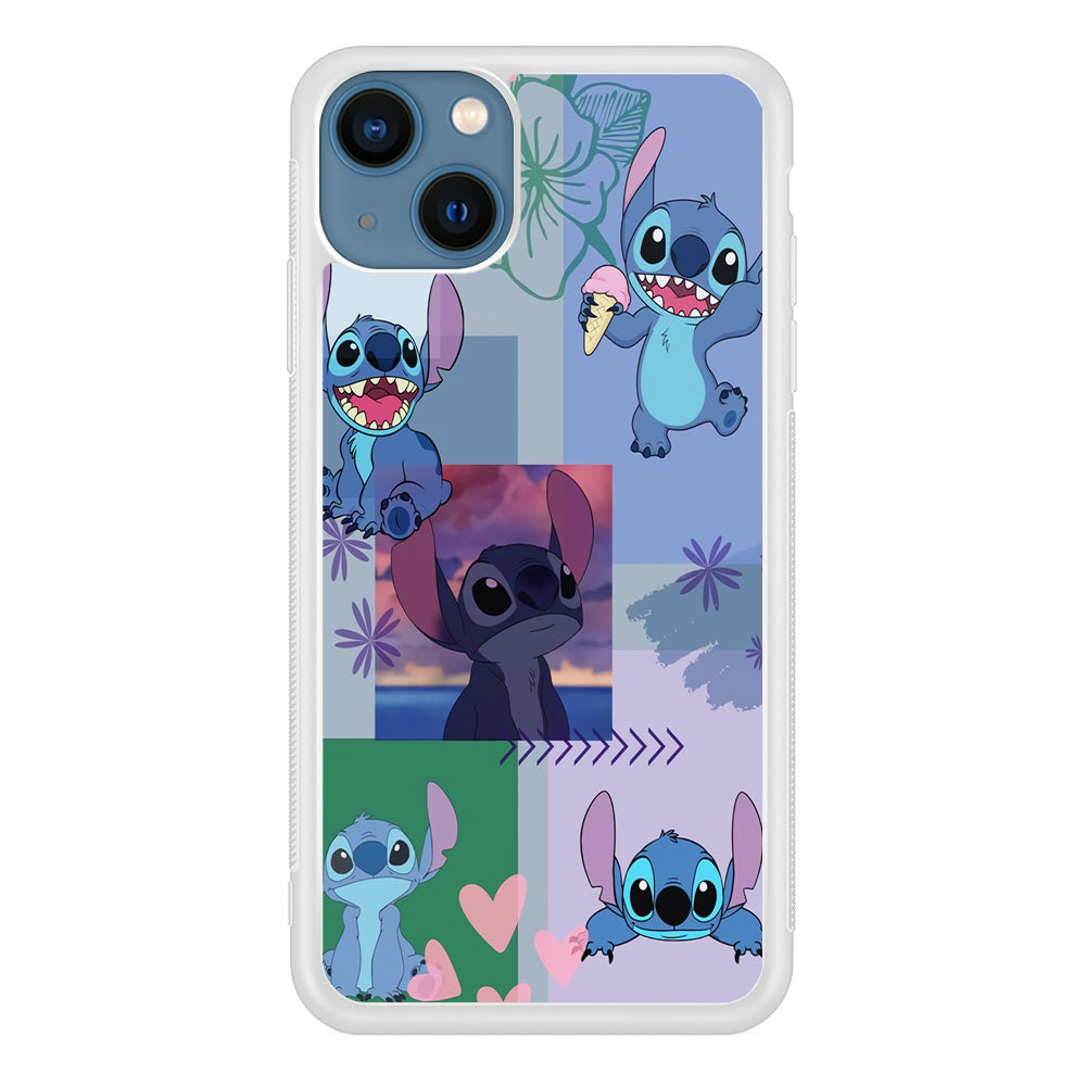 Stitch Collage Aesthetic iPhone 15 Case