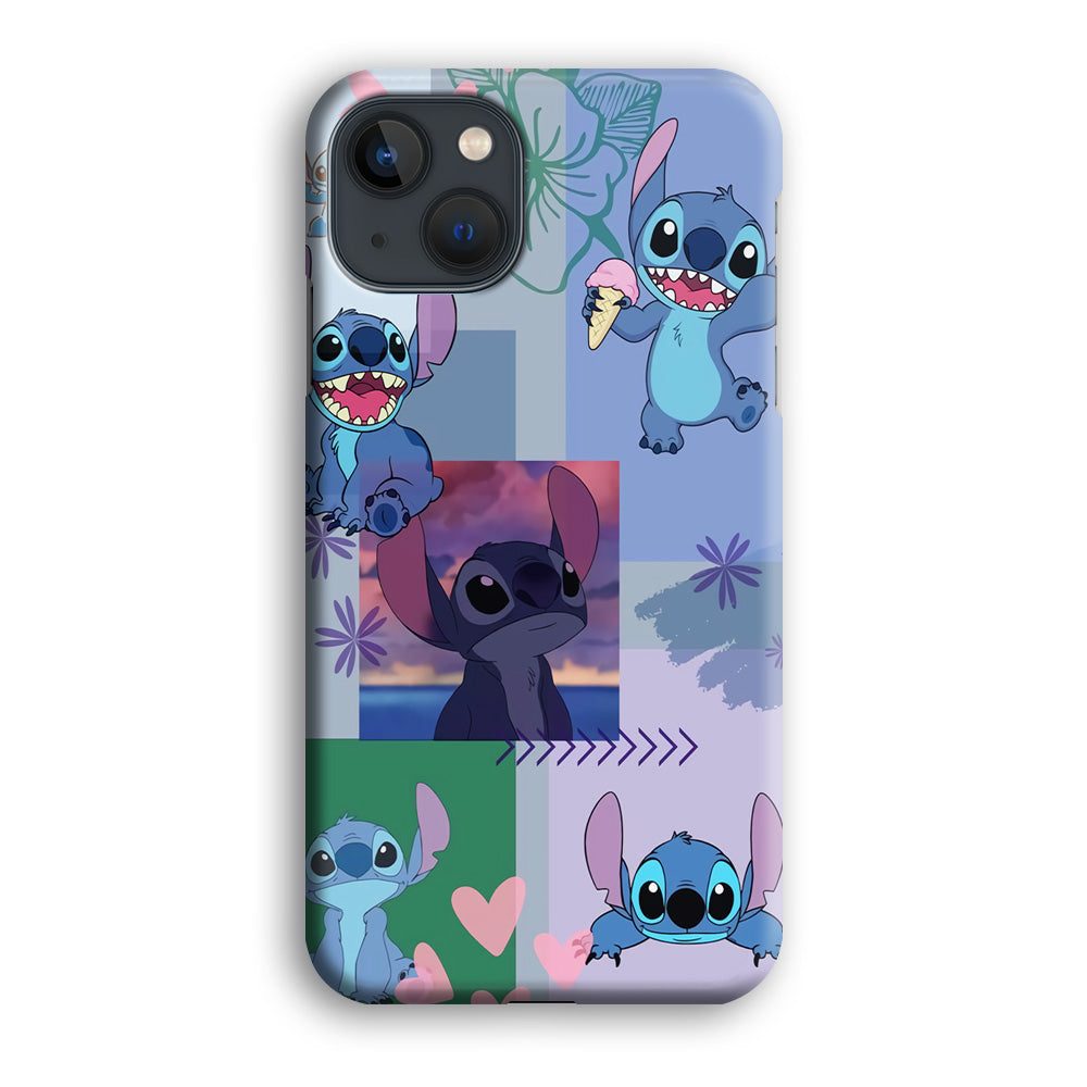Stitch Collage Aesthetic iPhone 14 Plus Case
