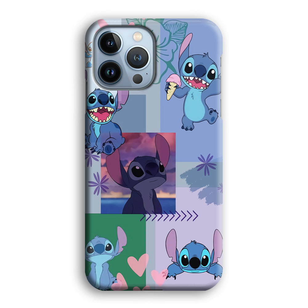 Stitch Collage Aesthetic iPhone 14 Pro Case