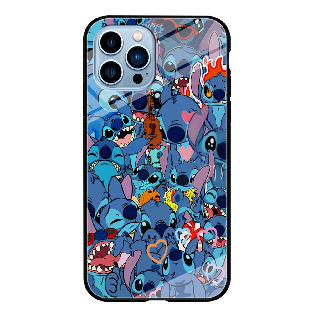Stitch Cute Expression iPhone 14 Pro Case