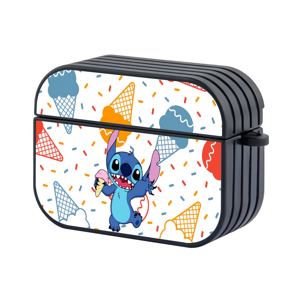 Stitch Favorite Ice Cream Hard Plastic Case Cover For Apple Airpods Pro 2 - Ezzystore