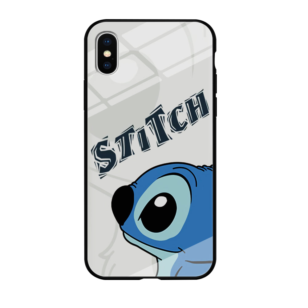Stitch Smiling Face iPhone XS Case